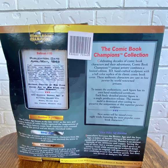 Collectors Fine Pewter DC Batman Figurine - Picture 5 of 5